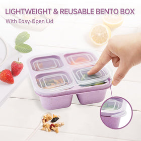 Luriseminger BPA-free wheat straw material stays odorless and reusable.