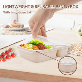 Luriseminger dishwasher-safe lunch container simplifies cleanup after busy days.