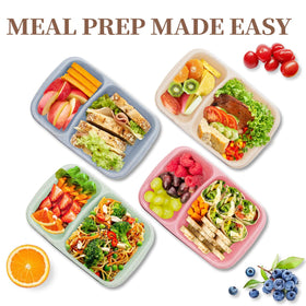 Luriseminger stackable design fits in bags, fridges, and crowded cupboards.