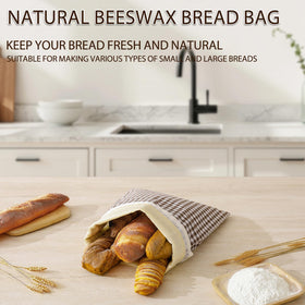LURKA easy-clean reusable bread bags simplify pantry organization.