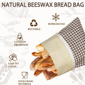 LURKA sourdough bread bag set for sandwich loaves and rustic bread.