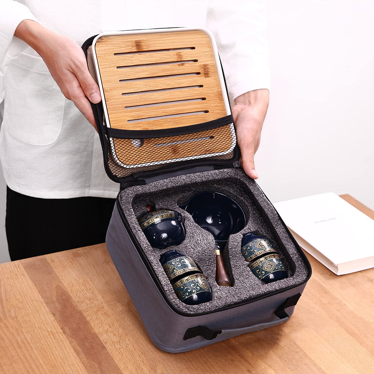 LURRIER gongfu tea set versatile for green, black and herbal teas.