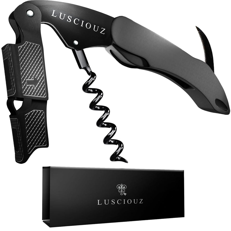 LUSCIOUZ zero-resistance helix corkscrew smoothing cork removal