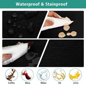 LUSHVIDA waterproof surface ideal for easy wipe-clean spills.