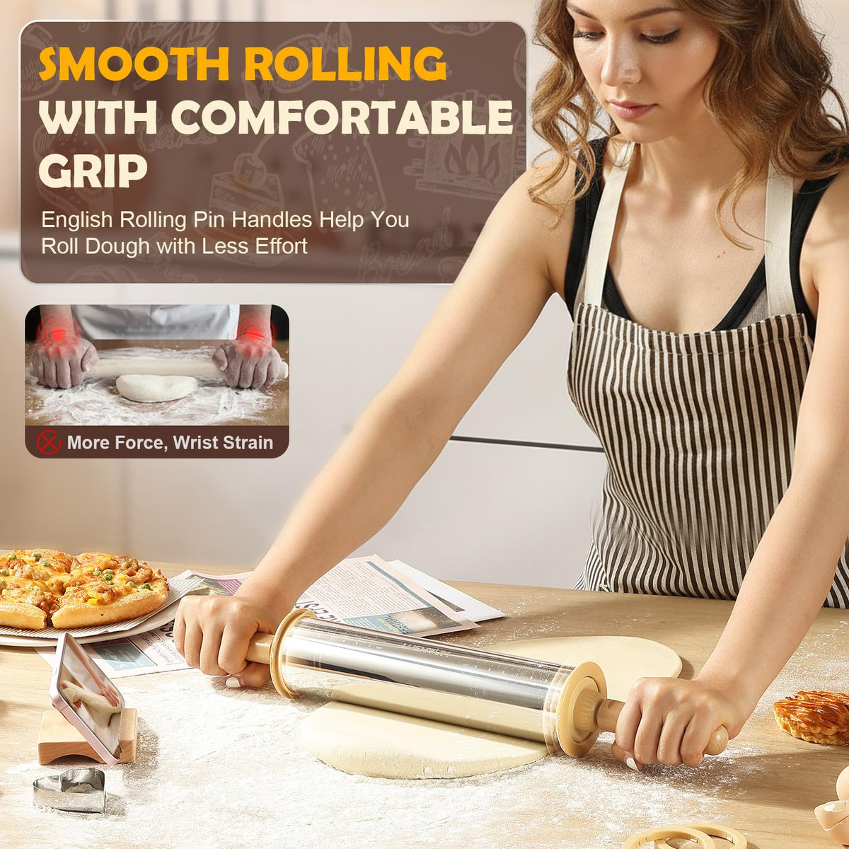 LUSHYUM chilled barrel helps handle delicate dough with temperature control