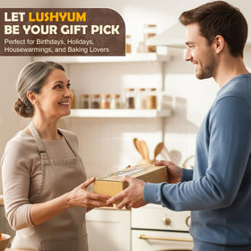 LUSHYUM wooden handles offer ergonomic grip and control