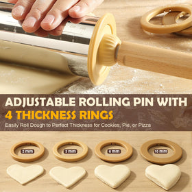 LUSHYUM non-stick 304 stainless surface promotes smooth dough release