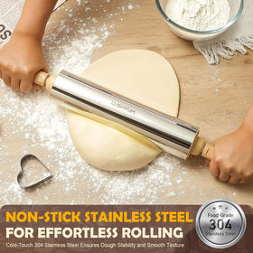 LUSHYUM thickness rings showing four options for precise dough thickness