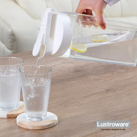 Lustroware SlideServe Slim Pitcher 2.1L capacity for family beverages