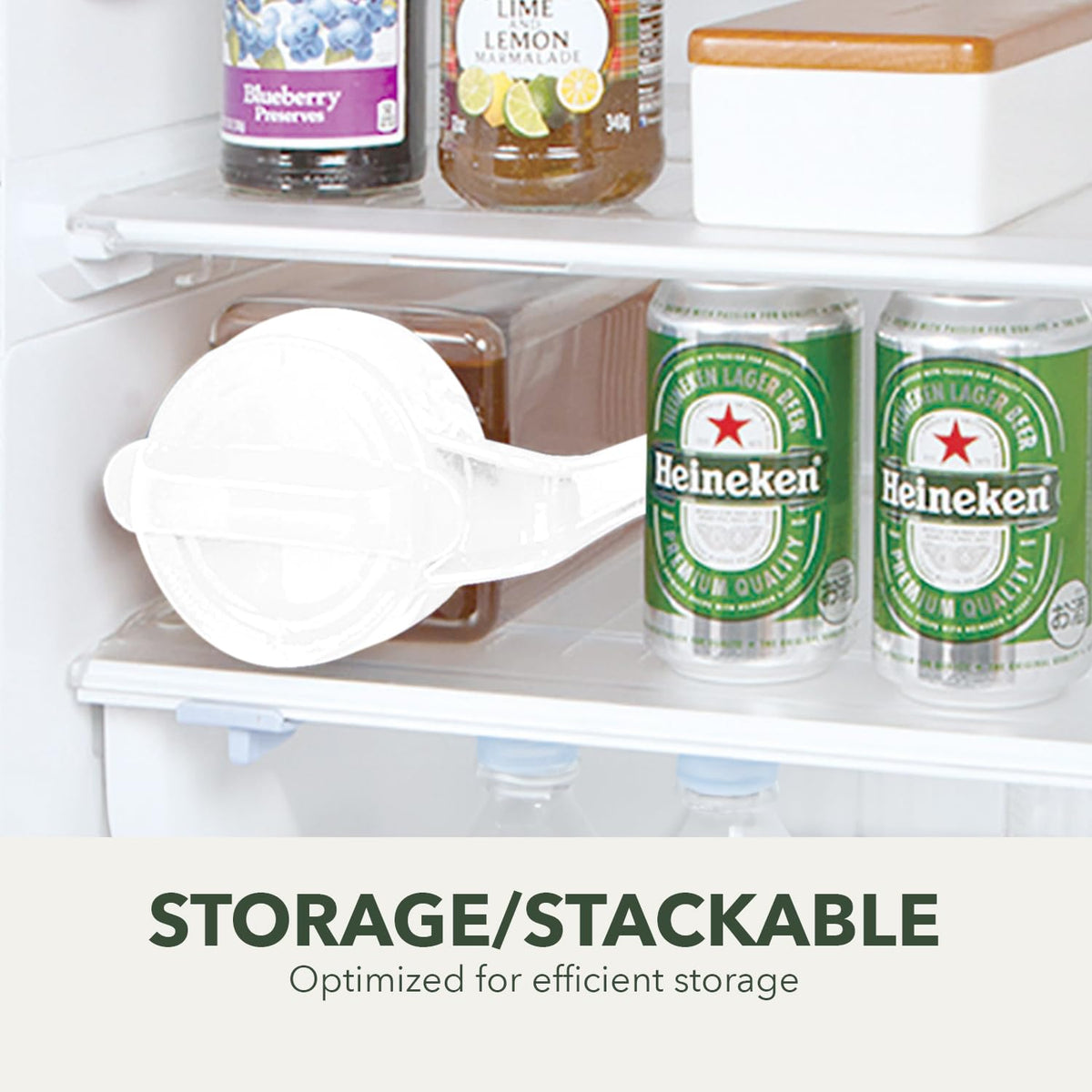Lustroware TwistServe Pitcher 2.1L cap close for large yet compact serving