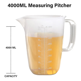 Luvan measuring pitcher anti-slip handle ensures secure grip.