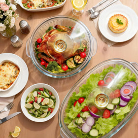 Luvan elegant glass casserole dish makes a stylish gift for home cooks