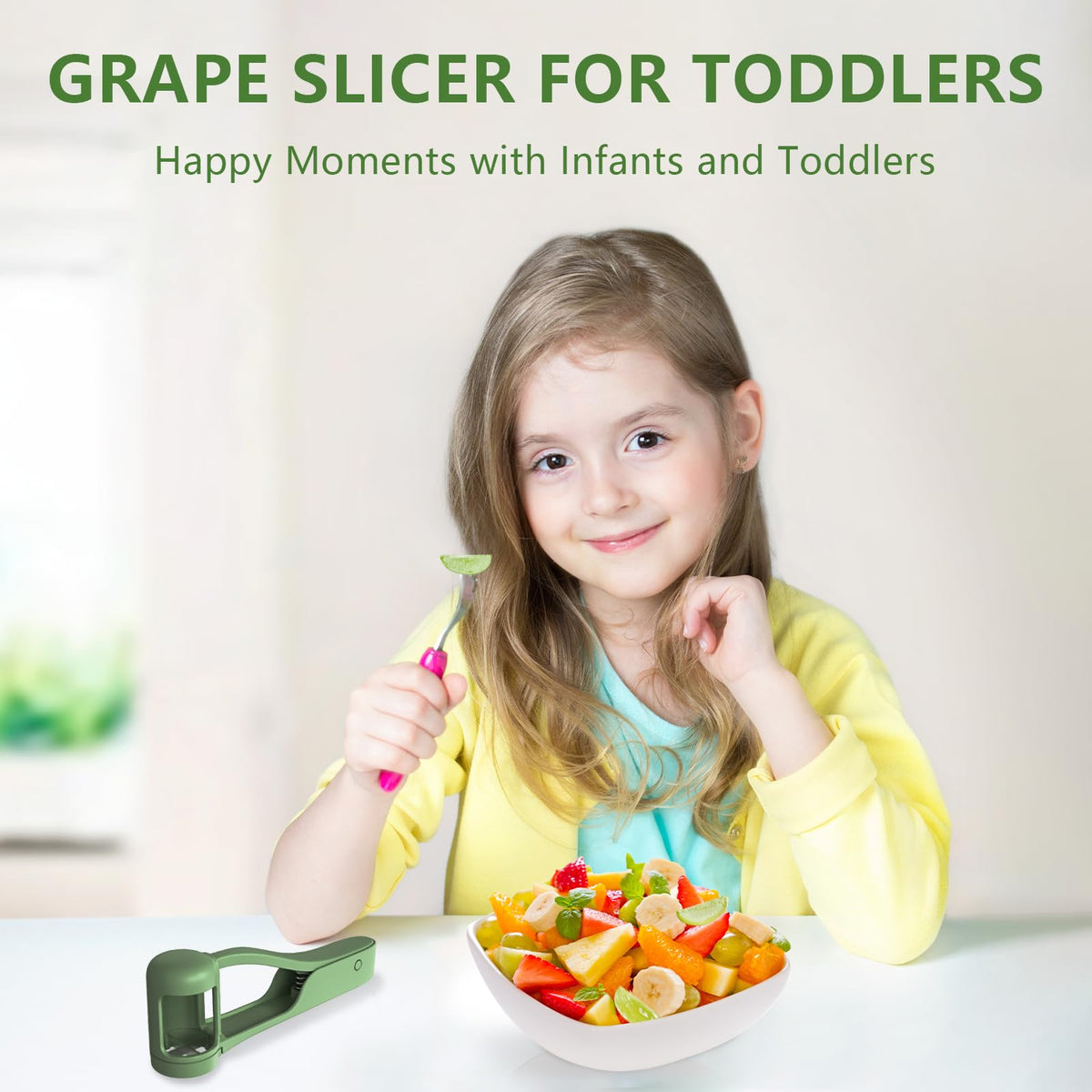Luvan Grape Cutter compact design fits small kitchens and picnics.