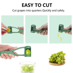 Luvan Grape Cutter with stainless steel blades for clean cuts.