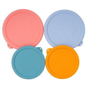 LUVCOSY 2-cup silicone lid on Anchor Hocking bowl for fresh storage.