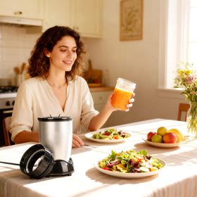 LUVCOSY easy-install and removal with improved grip for on-the-go blending.