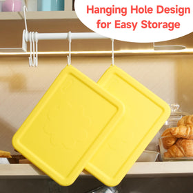 LUVCOSY freezer-safe lids preserve leftovers in the cold.