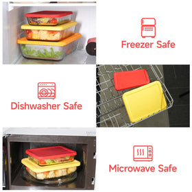 LUVCOSY leak-proof design helps keep fridge tidy.