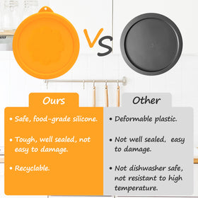 LUVCOSY lids are safe for microwave, dishwasher, and freezer applications.