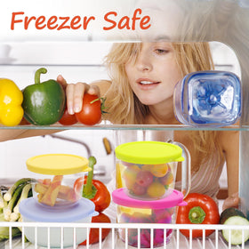 LUVCOSY compatible lids fit Pyrex 7200-PC bowls for convenient leftovers.