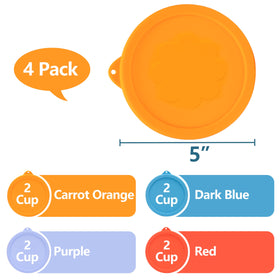 LUVCOSY replacement lids offer durable food-grade silicone for reusable kitchen use.