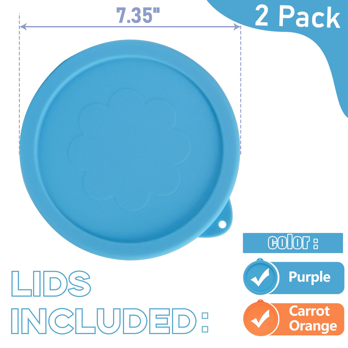 LUVCOSY silicone lids show dishwasher safety for easy cleanup.
