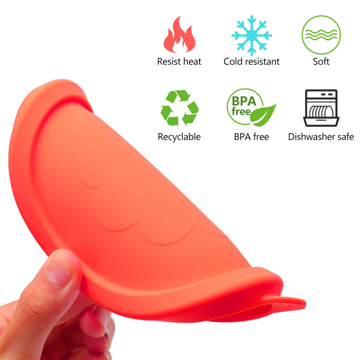 LUVCOSY tight-fit lid prevents leaks during fridge storage and transport.