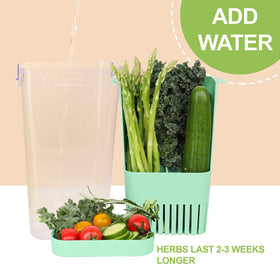 LUVCOSY water-level visualization helps monitor water for prolonged freshness.
