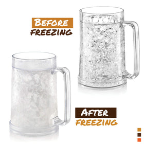 Luxail freezer mug care image focusing on handwashing after use