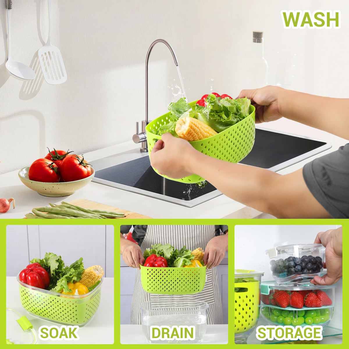 LUXEAR BPA-free food-grade material emphasizing safe storage and reuse