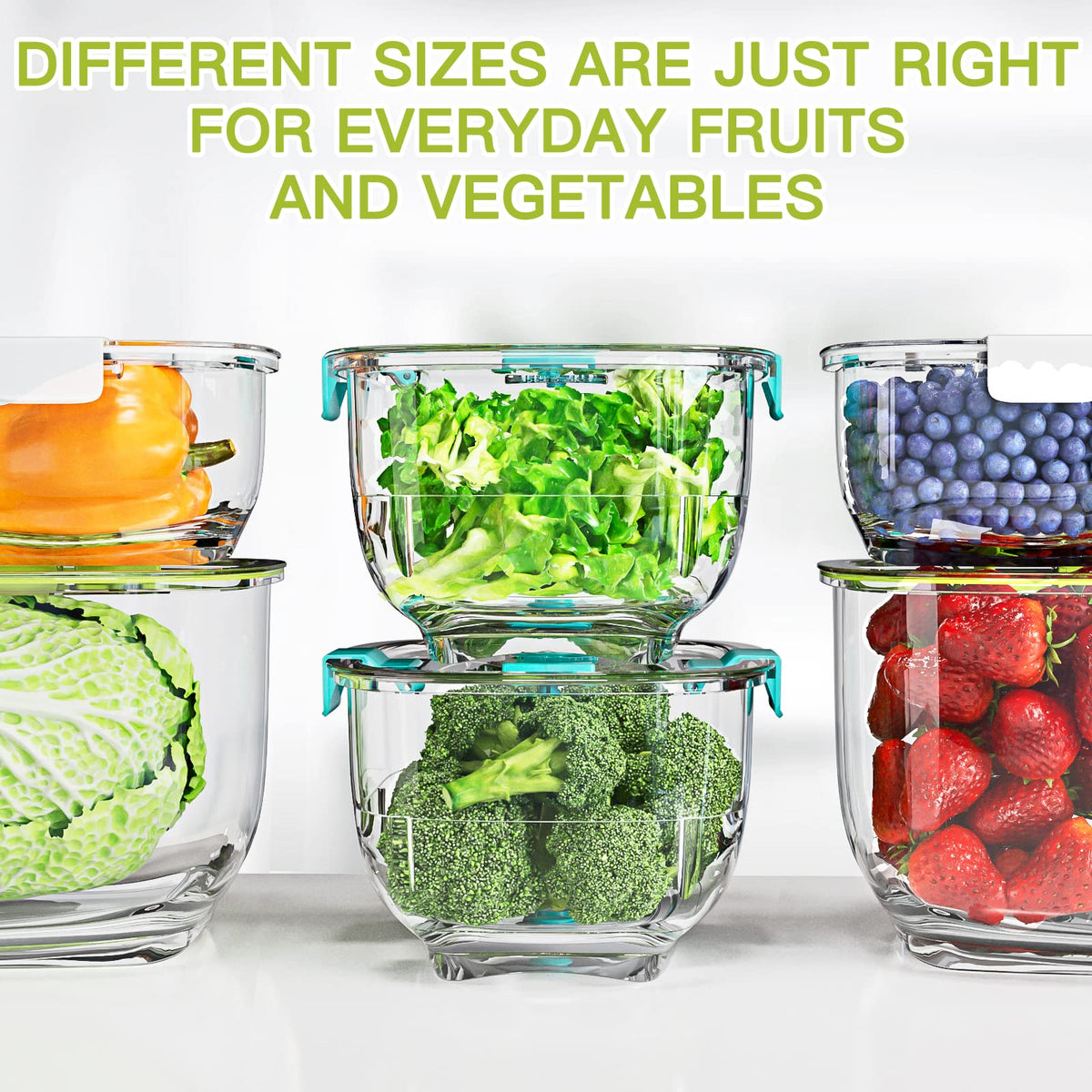 LUXEAR eco-friendly refrigerator organizers designed for sustainable storage