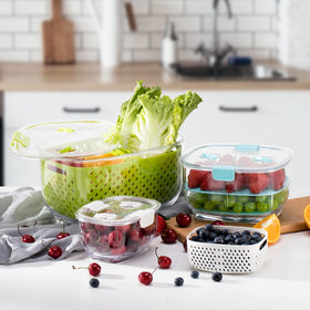 LUXEAR holiday serving storage bowls ideal for gatherings and picnics