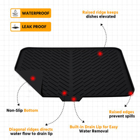 Luxet silicone mat is heat resistant and easy to clean