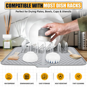 Luxet silicone material close-up highlights flexible, durable surface for everyday kitchen tasks.