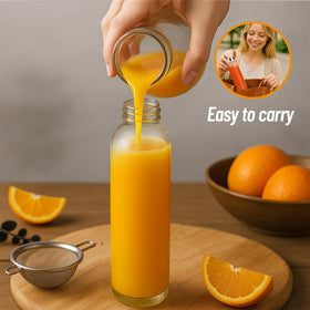 Luxfuel glass bottle is BPA-free and food-grade for safe beverages