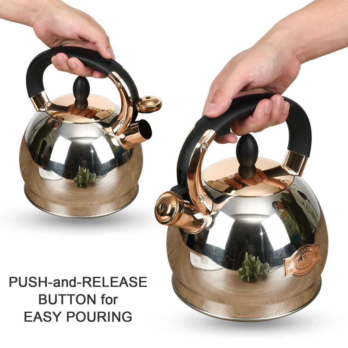 LUXGRACE removable lid for easy filling and cleaning.
