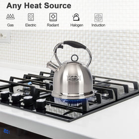 LUXGRACE stainless-steel-tea-pot-durable-body for everyday use and reliable performance.
