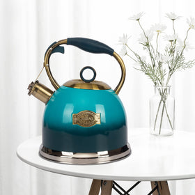 LUXGRACE tea kettle one-hand trigger enables easy one-handed pouring.