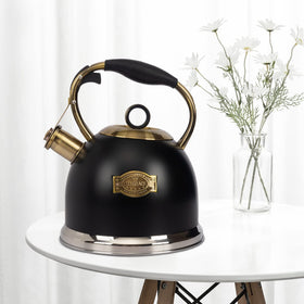LUXGRACE tea kettle one-handed trigger enables easy pouring.