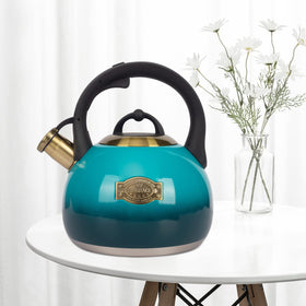 LUXGRACE stainless steel kettle body shows durable finish.