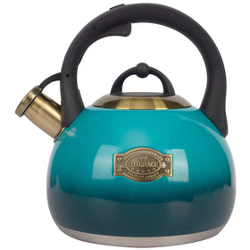 LUXGRACE tea kettle on stovetop for efficient heating.