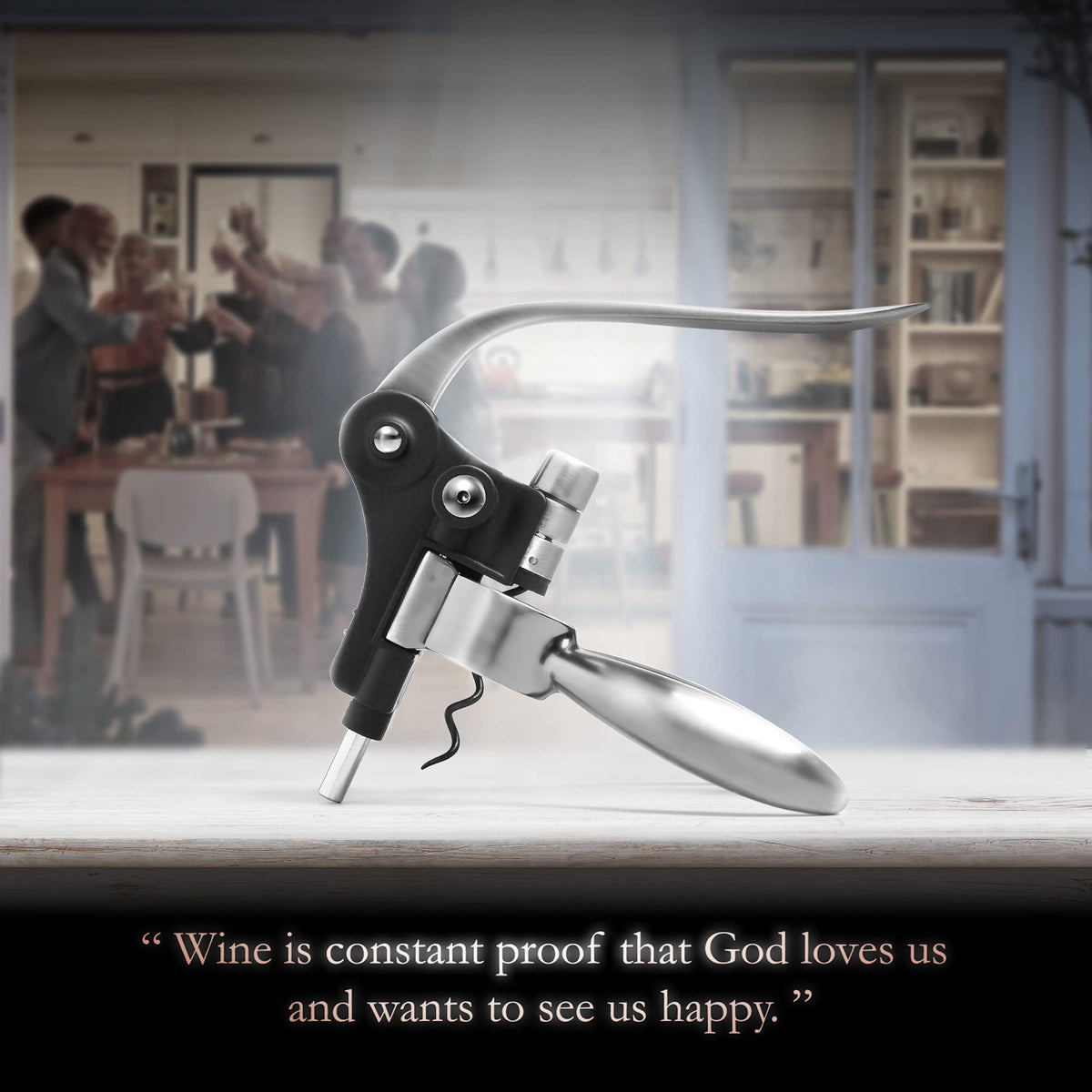 Luxiluxy all-in-one 5-piece wine accessory set