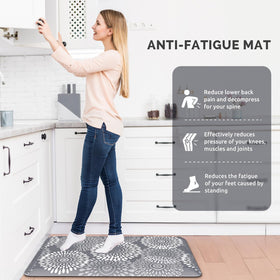 LuxStep kitchen mat easy clean surface for quick wipe down after meals