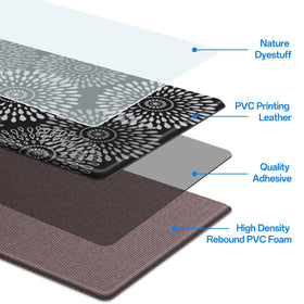 LuxStep kitchen mat waterproof-stain-resistant protects against spills and stains.