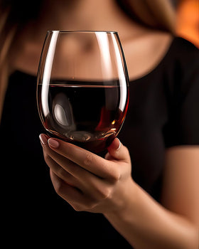 LUXU versatile tumblers for wine, juice, cocktails, or water.