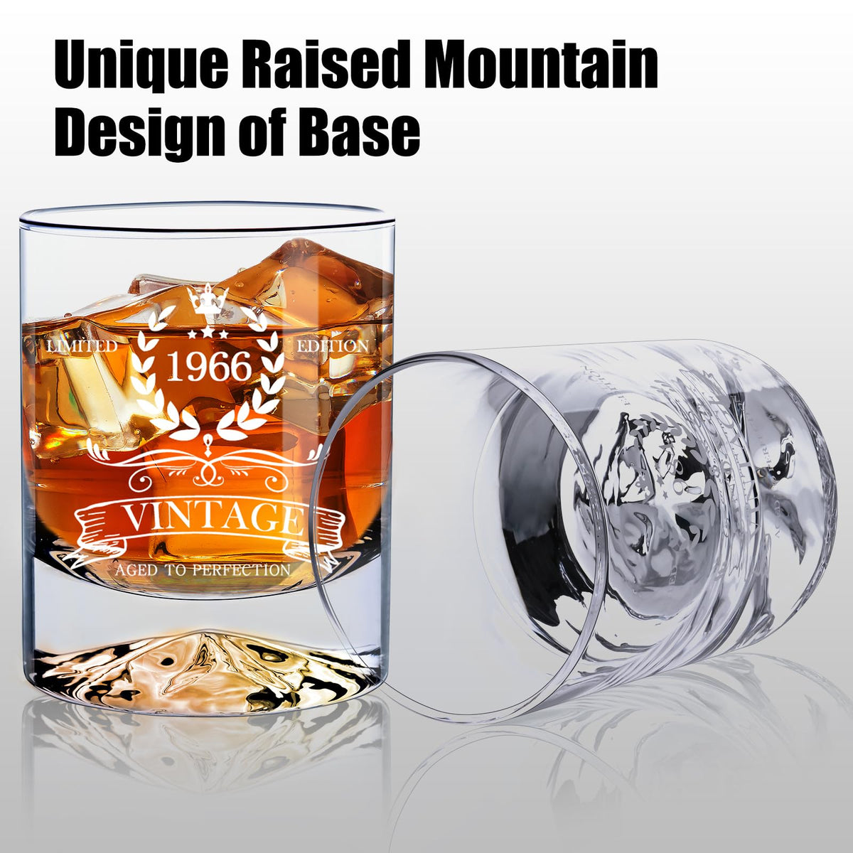 Luxulish glass with 1966 engraving and timeless silhouette