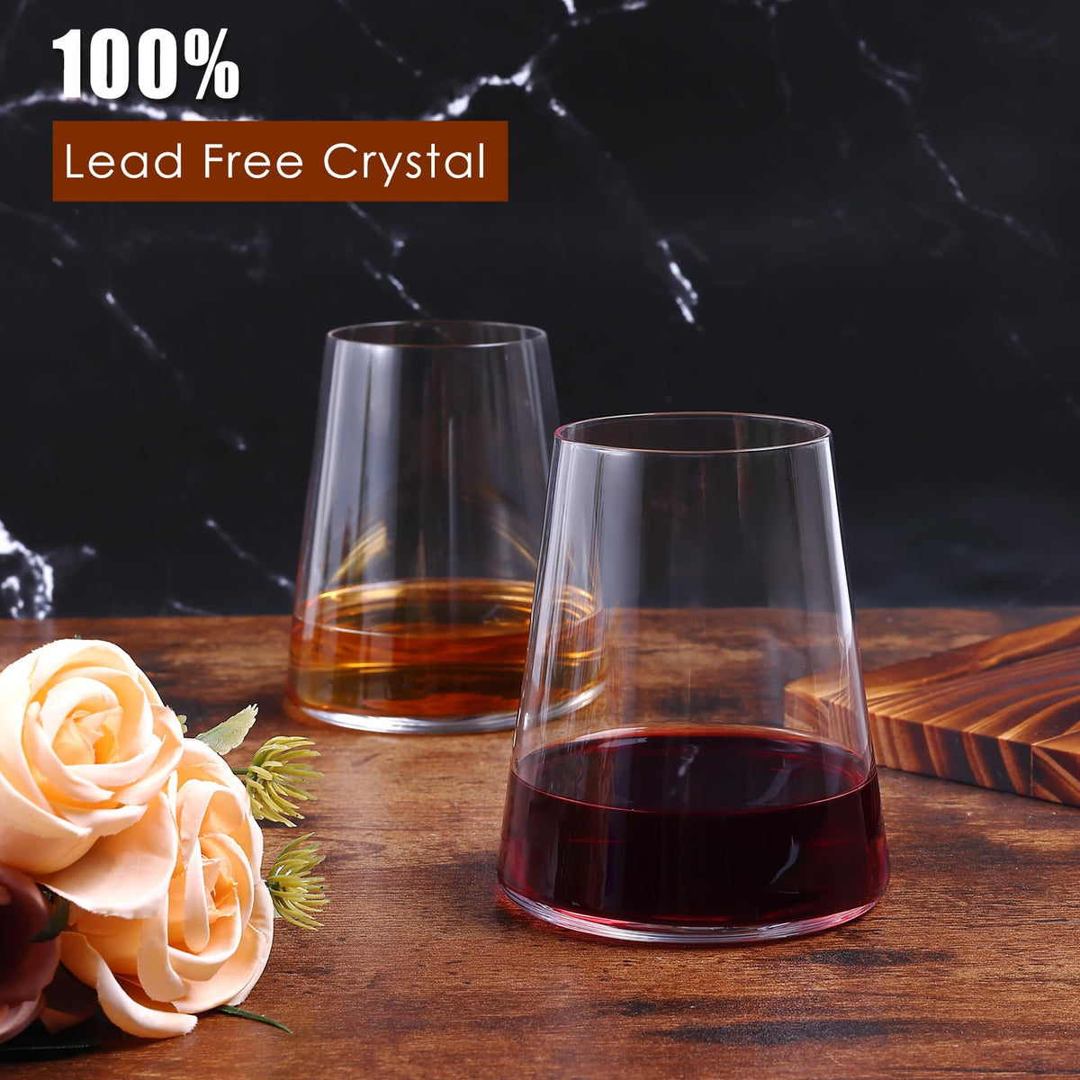 LUXULISH gift-ready six glass box for special occasions.