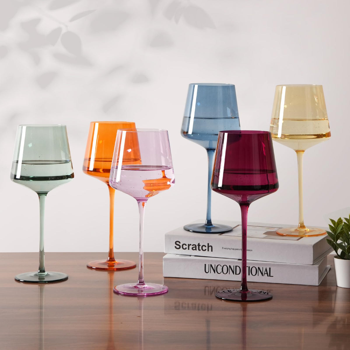 LUXULISH gift ready wine glasses set ideal for celebrations