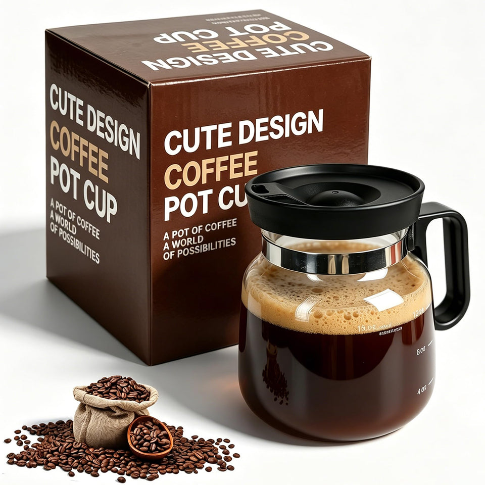 Luyyholara 16oz glass coffee mug with spill-proof lid, ideal for travel and office use.