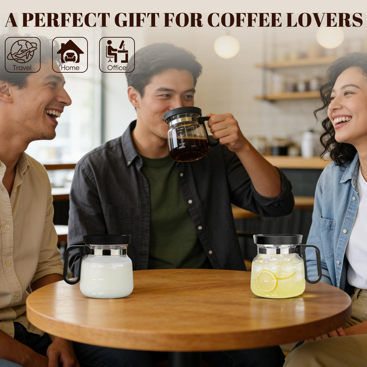 Luyyholara glass mug makes a thoughtful gift for coffee lovers.